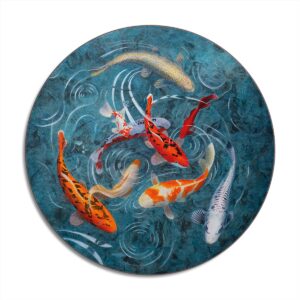 A Pond Of Koi Fish Placemat (648-004G) | Avenida Home