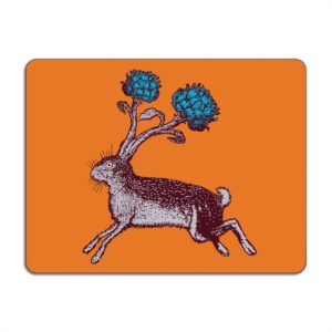 Hare Table Mat (116-002G) | Avenida Home
