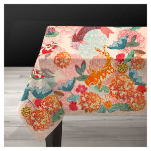 Lotus Large Tablecloth (674-508L) | Avenida Home