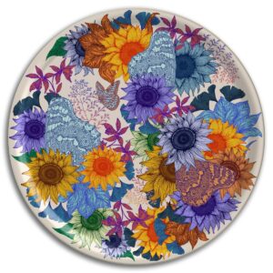 Sunflower Round Tray (645-206) | Avenida Home